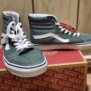 Vans Green High-Top Sneakers